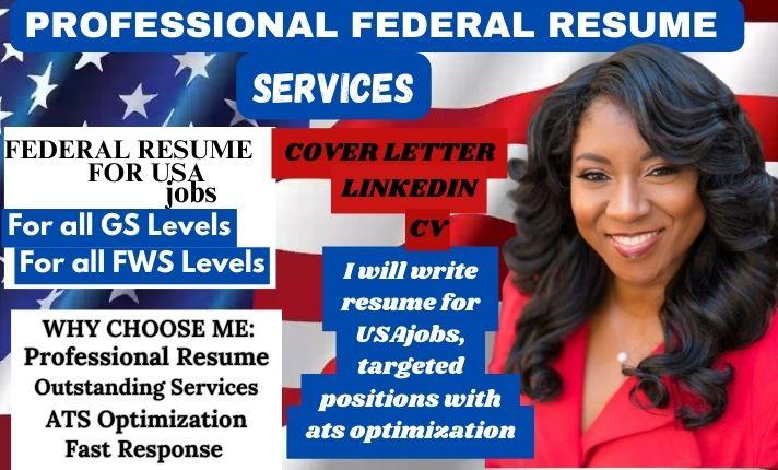 I Will Write a Federal Resume, Cover Letter, and LinkedIn Profile – Professional Resume Writing Service