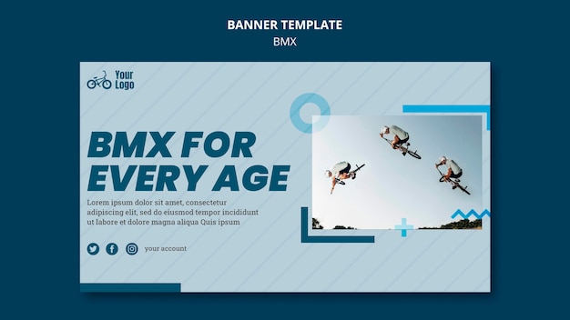 Banner BMX Shop Ad Template – Free Download