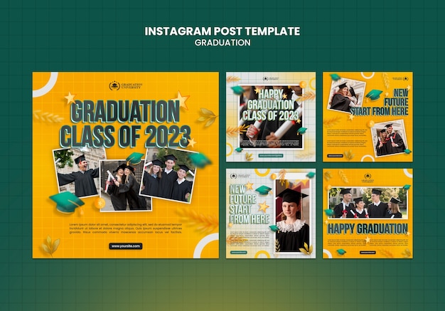 Graduation Template Design – Free Download