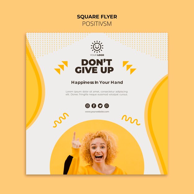 Positivism Template for Flyer Theme – Free Stock Photo for Download