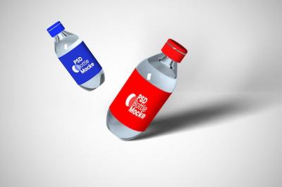 Two Bottles of No Drink with Clear Labels – Free to Download