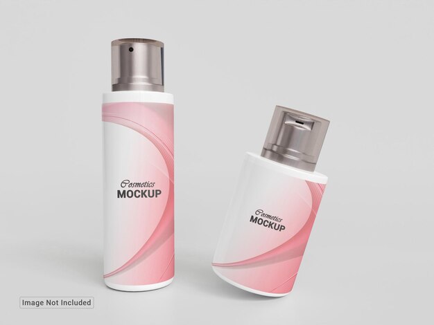 PSD Spray Bottle Mockup: Download Free Stock Photo