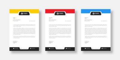 Modern Business Letterhead Template – Free Download