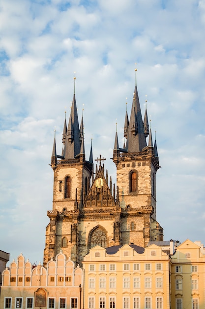 Church of Our Lady before Tyn Towers in Prague, Czech Republic – Free Download