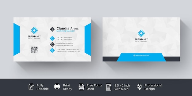 Elegant Business Card Design – Free Download