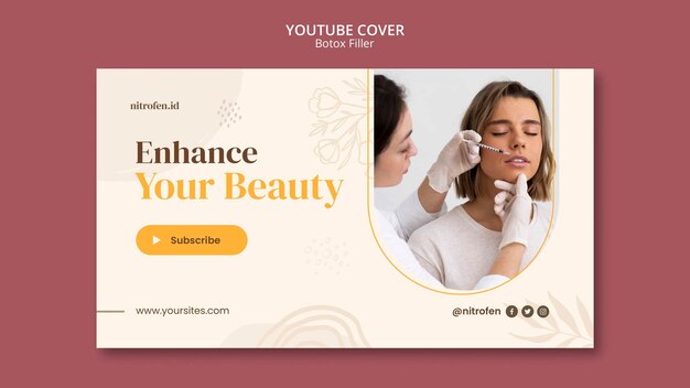 Botox Filler YouTube Cover Template – Free Download