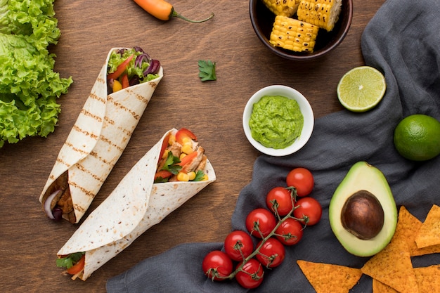 Delicious Mexican Food with Guacamole – Free Stock Photo, Download for Free