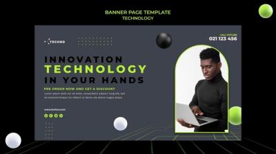 Technology Banner Template – Free Download