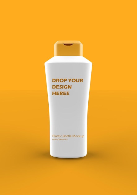 Shampoo Bottle Mockup – Free Download