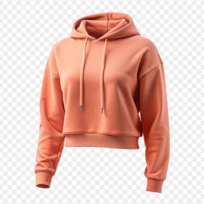 Cropped Beautiful Hoodie Isolated on Transparent Background – Free Download