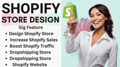 I Will Build and Redesign Your Shopify Dropshipping Store