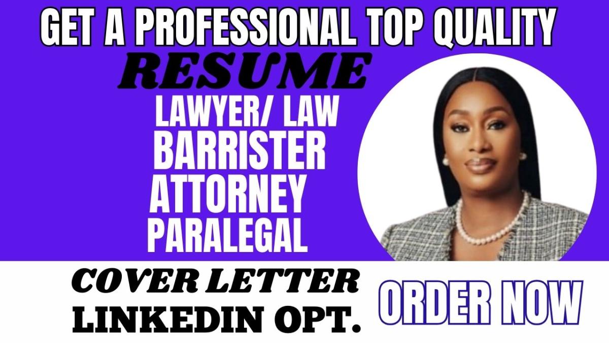 I will edit your law school resume being a dc corporate attorney, legal and lawyer