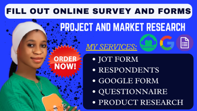 I will create and conduct your online survey and reach out to targeted audience