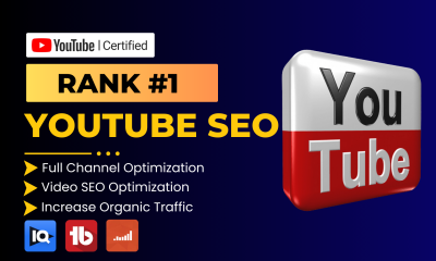 I will do your youtube channel video SEO optimization for higher ranking and views