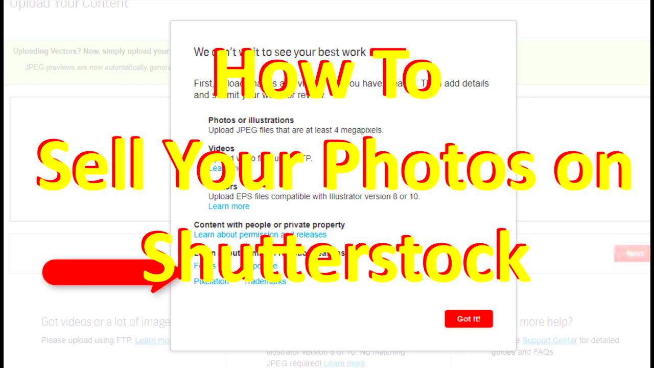 How To Sell Photos Online with Shutterstock YouTube