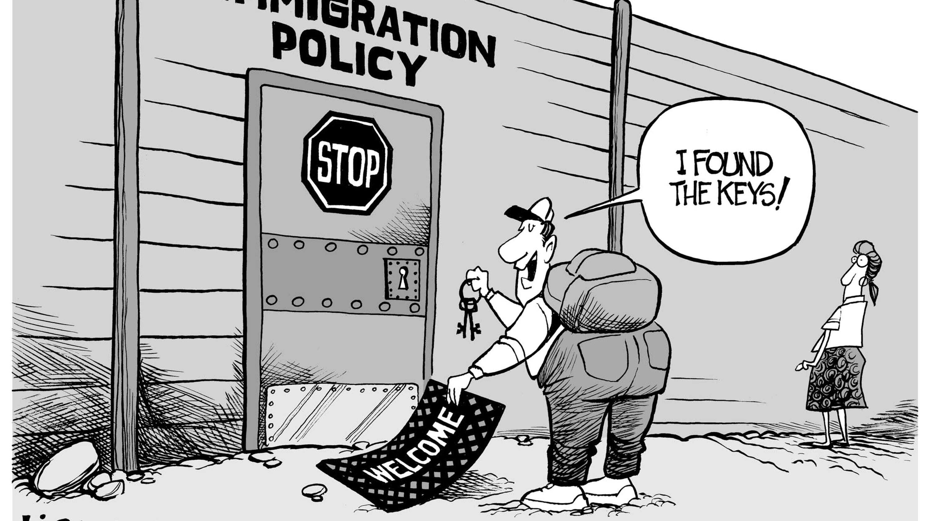 CARTOON Immigration