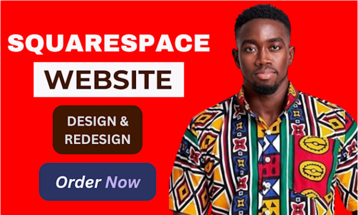 I will design custom squarespace website design develop a squarespace website redesign