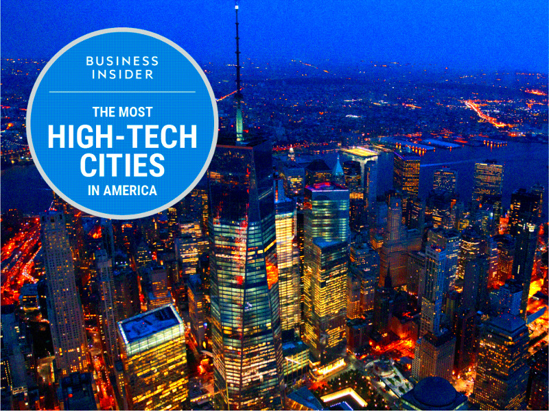 The 11 most hightech cities in the US Business Insider India