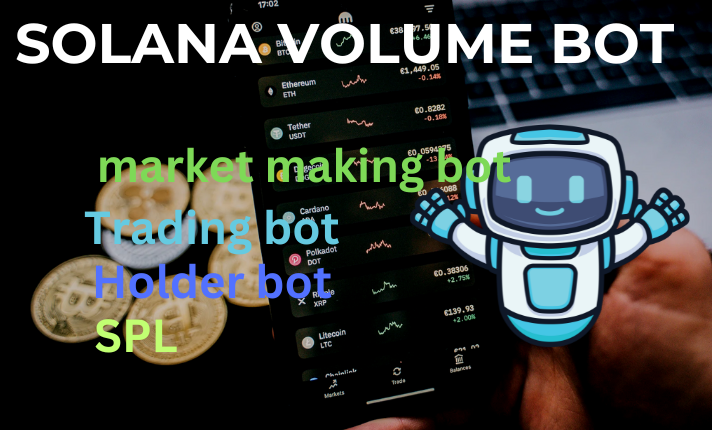 I will develop a crypto volume bot holder bot market marking bot on solana