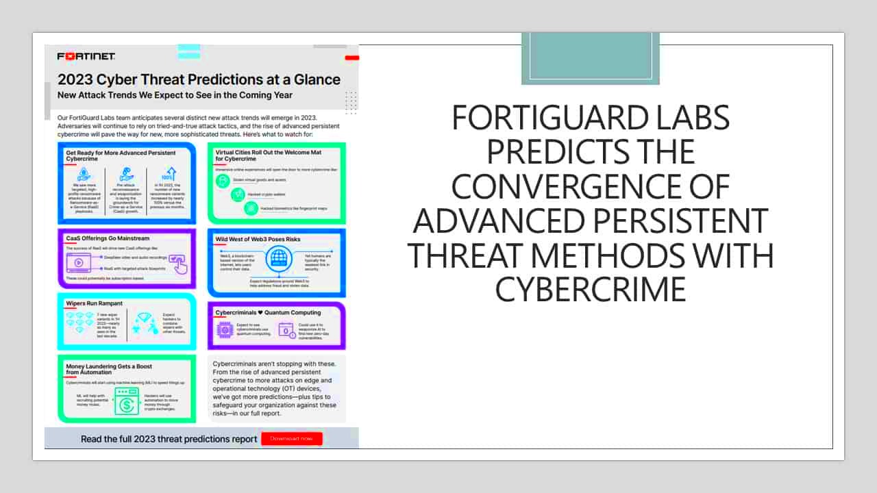 FortiGuard Labs The Convergence of APT Methods With Cybercrime IAA 