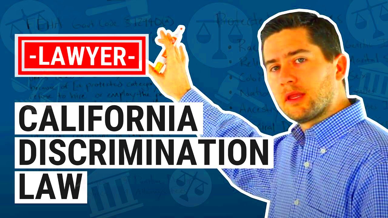 CA Discrimination Law Explained by an Employment Lawyer YouTube