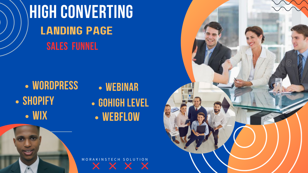 I Will Create a High-Converting WordPress Sales Funnel and Landing Page Using ClickFunnels and Webflow