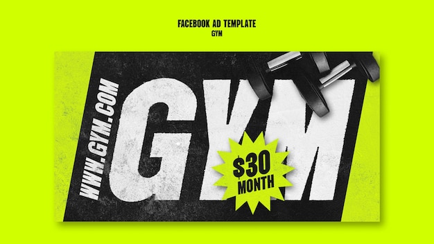 Gym Template Design: Download Free Stock Photo