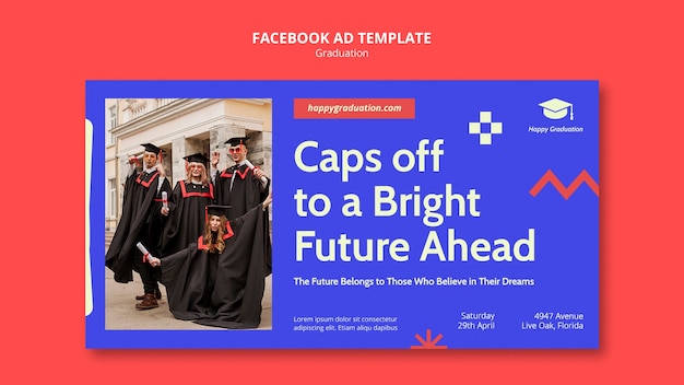 Graduation Ceremony Facebook Template – Free Download