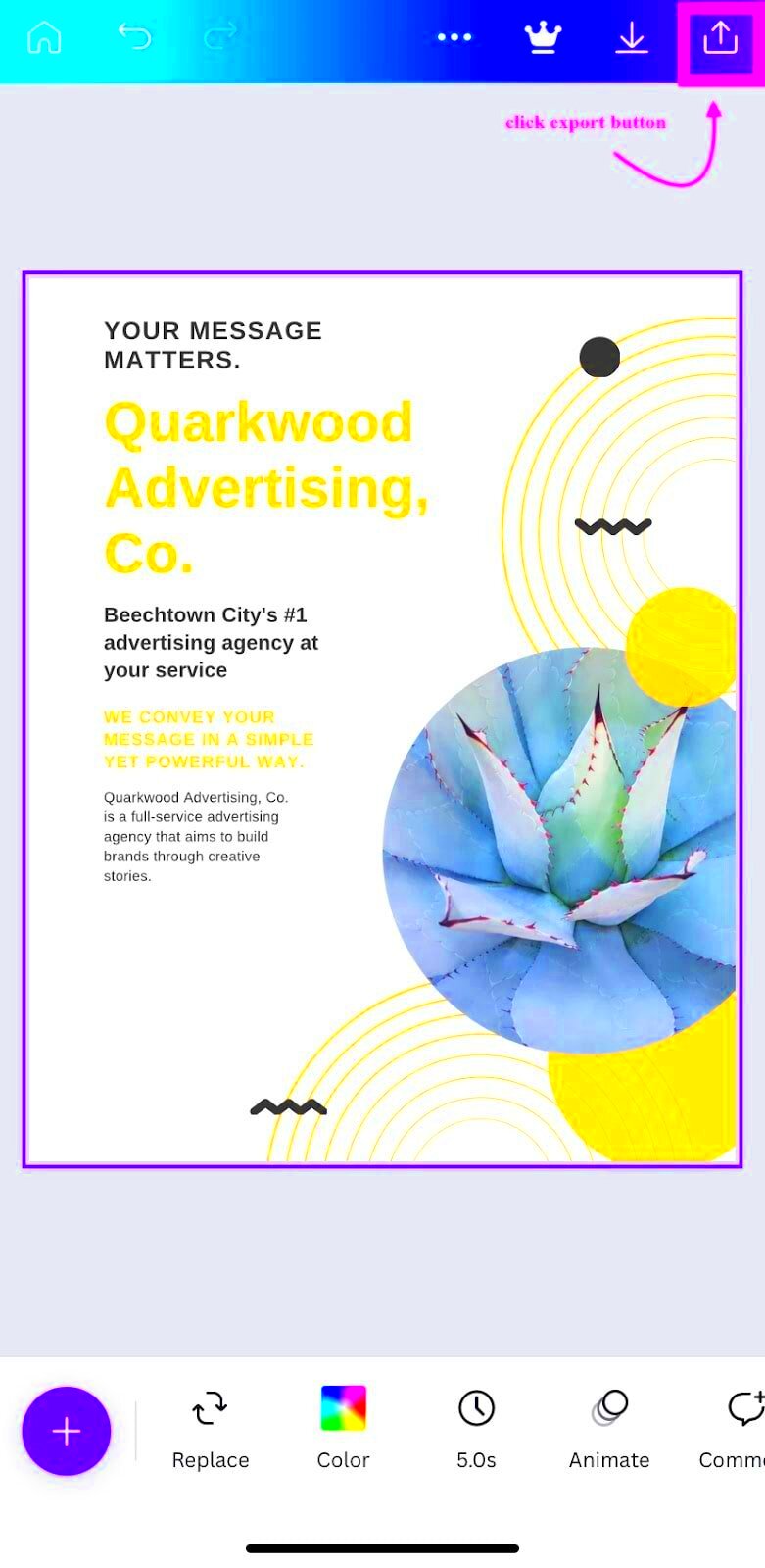 How to share Canva templates Big Cat Creative Squarespace Templates 