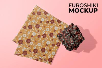 Japanese Wrapping Mockup – Free Download