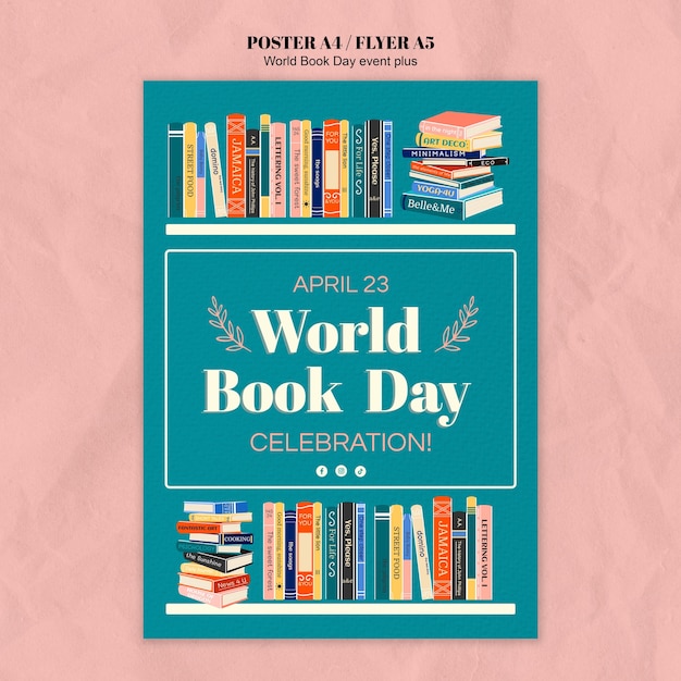 World Book Day Celebration Poster Template – Free Download