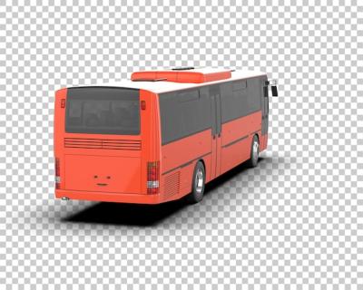 Realistic Bus 3D Rendering Illustration – Free to Download