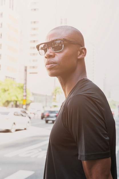 Young Male Athlete in Sunglasses on the Road – Free Stock Photo for Download