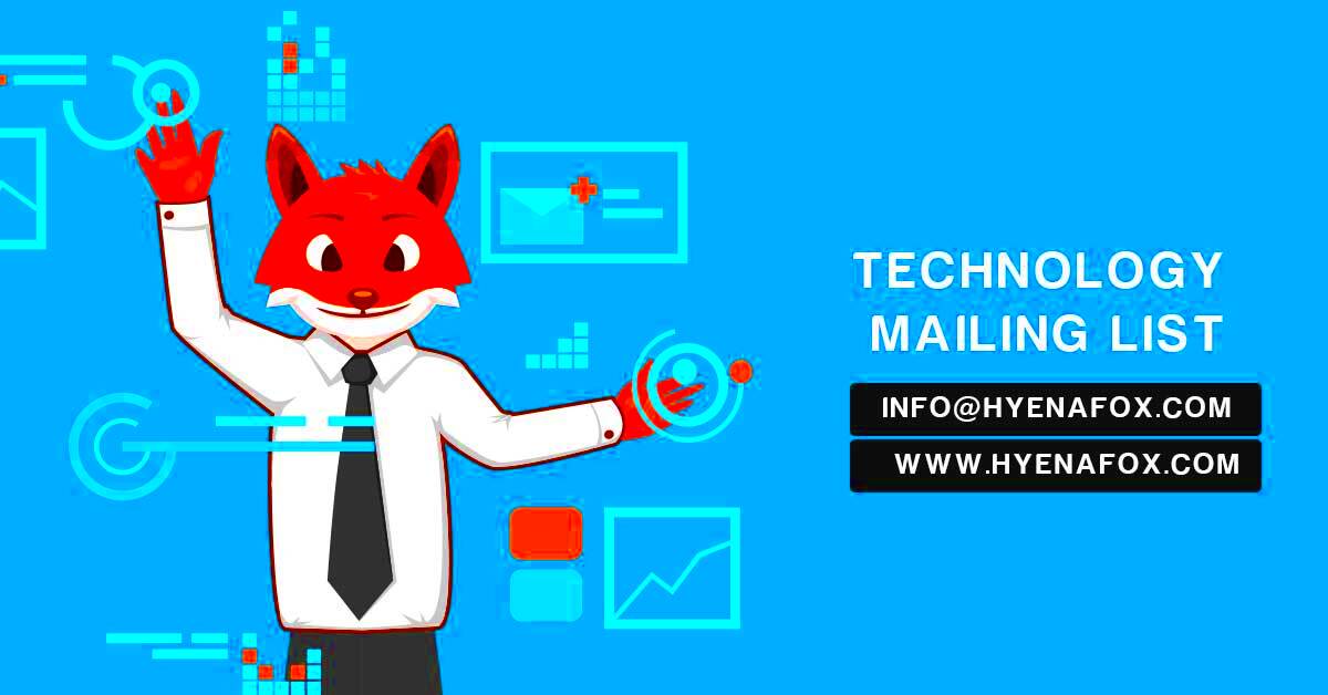 Technology Users Email List Technology Mailing Address 