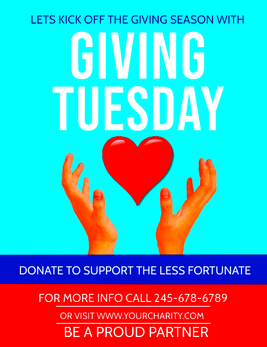 Giving Tuesday Canva Templates