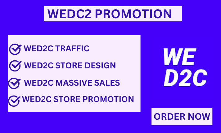 I Will Do Wed2c Store Creation, Redesign, and Marketing