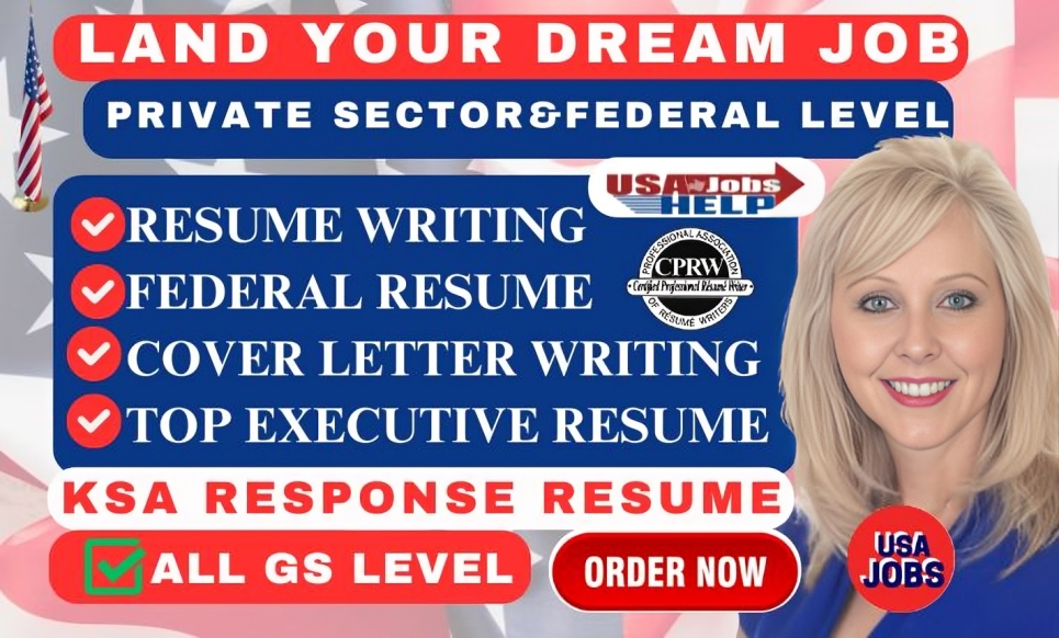 I Will Write Federal Resume Writing, ATS Resume, USAJobs, Veteran, ECQ Resume LinkedIn