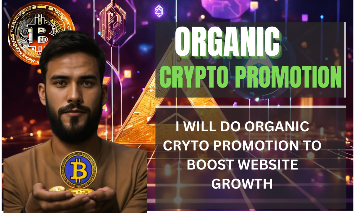 I Will Do Organic Crypto Promotion to Boost Website Growth