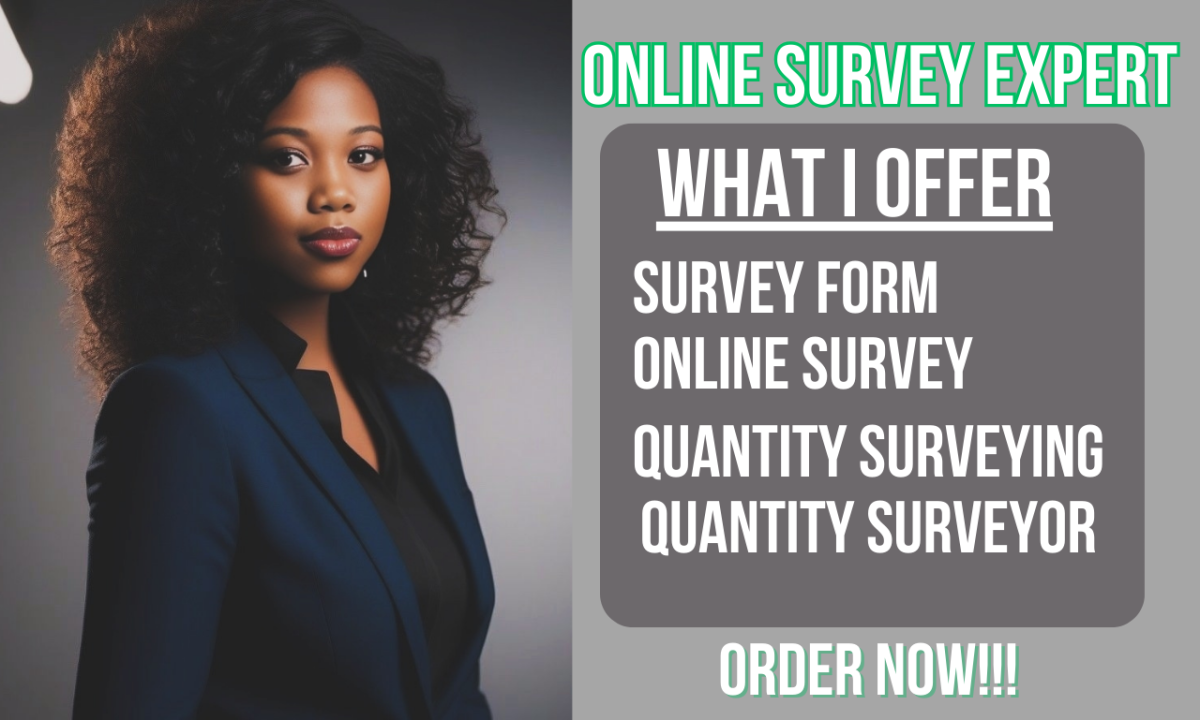 I Will Fill Online Your Survey Form Quantity Surveying Quantity Surveyor