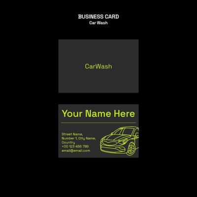 Car Wash Service Business Card – Free Download, Download Free Stock Photo