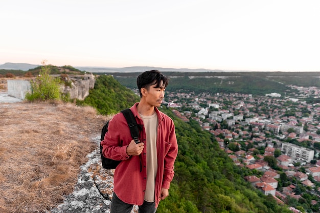 Young Man Enjoying the Landscape – Free Stock Photo for Download