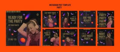 Party Design Template – Free Download for Your Creative Projects