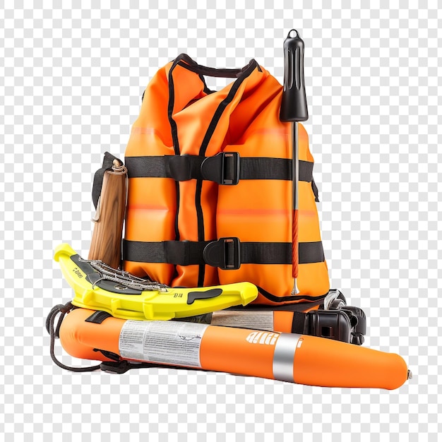 Life Jackets for Safety on Transparent Background – Free Download