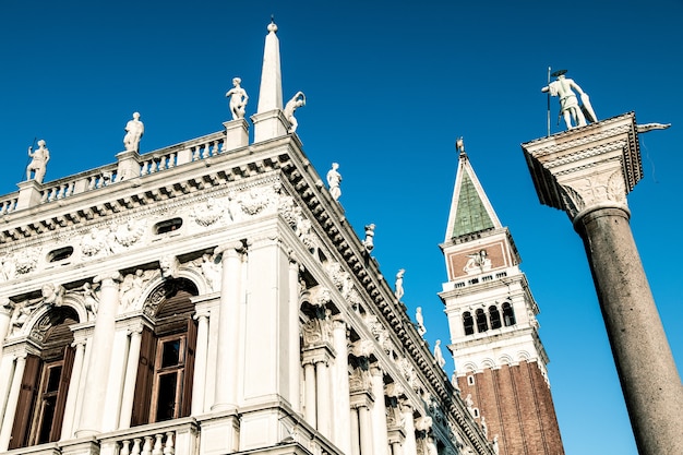 Beautiful Old Building Under Blue Sky in Saint Marks Square – Free Download