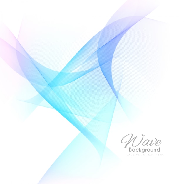 Colorful Wavy Background Vector Template – Free Download