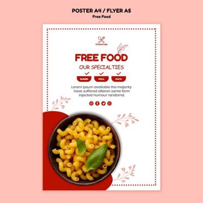 Stunning Food Poster Design – Free Download