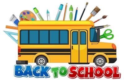 Back to School Bus Illustration – Free Download Free Stock Photo