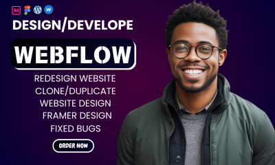 I Will Copy, Clone, and Duplicate Your Website to Webflow from Figma or Framer Design