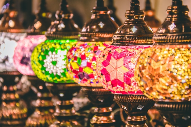 Moroccan and Turkish Mosaic Lamps and Lanterns – Free Download, Free Stock Photo