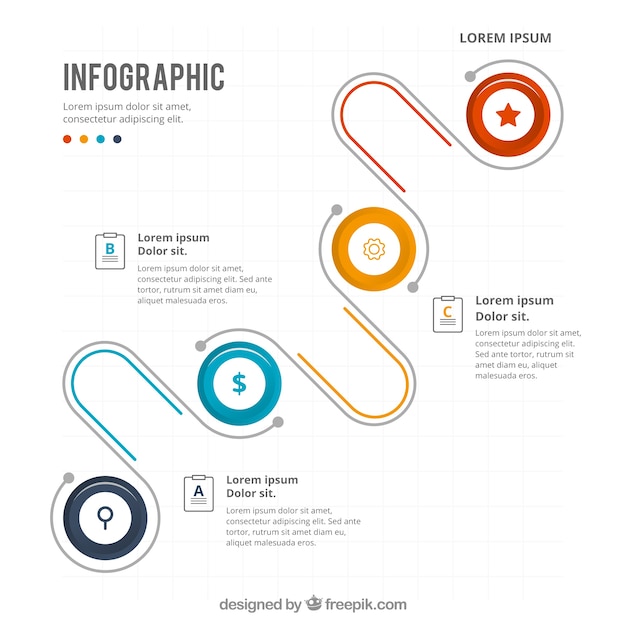 Infographic Steps Design – Free to Download